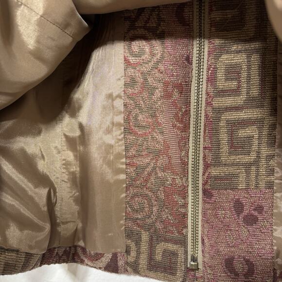 Christopher Banks Floral Geometric Artsy Patchwork Tapestry Jacket Petite XL - Picture 6 of 8